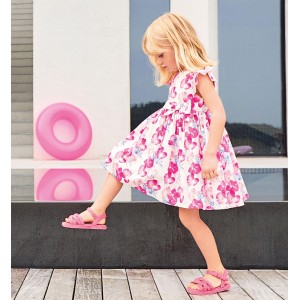 Rochie eleganta cu imprimeu floral pentru fetite, Sarabanda, 0.6244PV23RZ