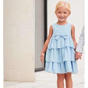 Rochie eleganta cu dantela pentru fete, Sarabanda, 0.6246PV23BL Rochie eleganta cu dantela pentru fete, Sarabanda, 0.6246PV23BL