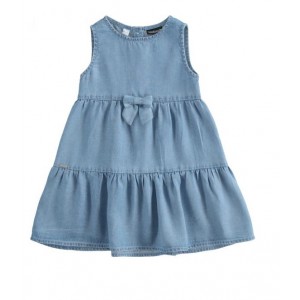 Rochie denim din in pentru fete, Sarabanda, 0.6585PV23ABS Rochie denim din in pentru fete, Sarabanda, 0.6585PV23ABS