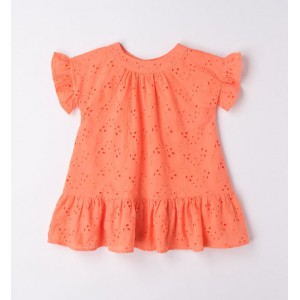 Rochie broderie pentru fetite, Sarabanda, 0.6587PV23CO Rochie broderie pentru fetite, Sarabanda, 0.6587PV23CO