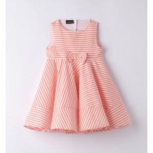 Rochie eleganta in dungi pentru fetite, Sarabanda, 0.6588PV23CO Rochie eleganta in dungi pentru fetite, Sarabanda, 0.6588PV23CO