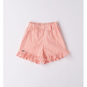 Bermude in dungi pentru fetite, Sarabanda, 0.6594PV23CO Bermude in dungi pentru fetite, Sarabanda, 0.6594PV23CO