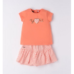 Compleu bluza si fusta pantaloni pentru fetite,Sarabanda, 0.6607PV23ORG Compleu bluza si fusta pantaloni pentru fetite,Sarabanda, 0.6607PV23ORG