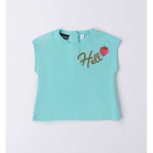 Tricou cu imprimeu pentru fete, Sarabanda, 0.6612PV23AQ