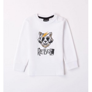 Bluza cu imprimeu pentru băieți, Sarabanda, 0.7039TI23ALB