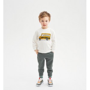 Pantaloni cu siret pentru băiat Snoopy, Sarabanda, 0.7107TI23GR Pantaloni cu siret pentru băiat Snoopy, Sarabanda, 0.7107TI23GR