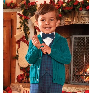 Cardigan cu nasturi si buzunare pentru baieti,Sarabanda, 0.7112TI23VE Cardigan cu nasturi si buzunare pentru baieti,Sarabanda, 0.7112TI23VE