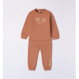 Trening cu imprimeu pentru fetite, Sarabanda,0.7202TI23MA