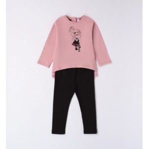 Compleu bluza și colant pentru fetite, Sarabanda, 0.7224TI23RZ