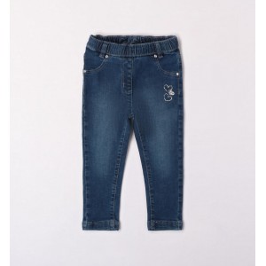 Pantaloni din denim pentru fetițe, Sarabanda, 0.7229TI23BLM Pantaloni din denim pentru fetițe, Sarabanda, 0.7229TI23BLM