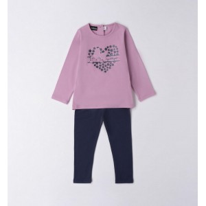 Compleu bluza și colant pentru fetite, Sarabanda, 0.7241TI23BLM