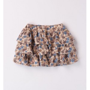 Fusta cu imprimeu floral pentru fetite, Sarabanda, 0.7353TI23BJ
