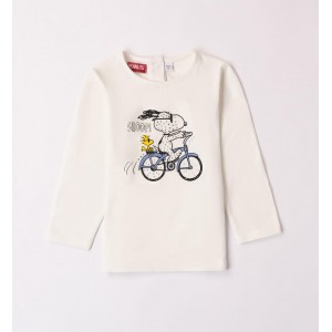 Bluza cu imprimeu pentru fetite, Sarabanda, 0.7382TI23ALB