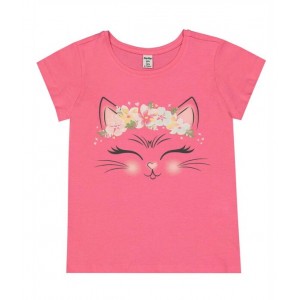 Tricou cu imprimeu pentru fetita, 140502PV21RZ