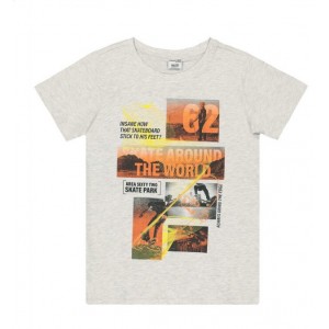 Tricou cu imprimeu baieti, 160403PV21GR