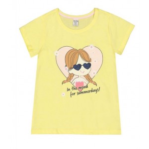 Tricou cu imprimeu pentru fetita, 210506PV21GA