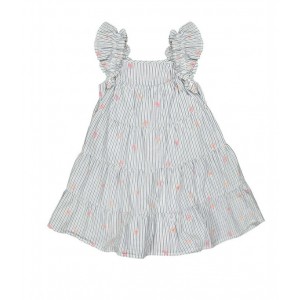 Rochie din bumbac cu imprimu floricele pentru fete, 250608PV21ABS Rochie din bumbac cu imprimu floricele pentru fete, 250608PV21ABS