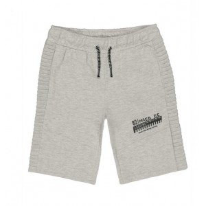 Bermude scurte cu snur si banda elastica pentru baiat, 250614PV21GR