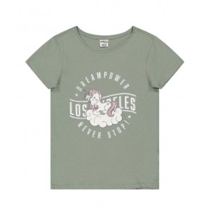 Tricou cu imprimeu fete, 290304PV21GR