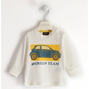 Bluza maneca lunga pentru baiat, Sarabanda, 0.5191TI22ALB