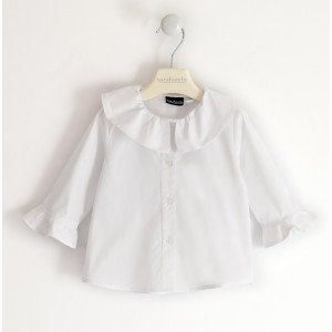 Camasa cu maneca lunga pentru fete, Sarabanda, 0.5200PV22ALB