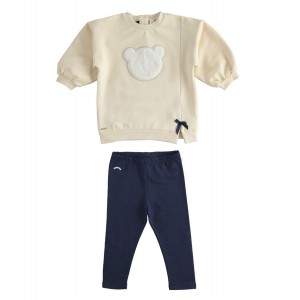 Compleu bluza si colanti pentru fetite , Sarabanda, 0.5289TI22BLM Compleu bluza si colanti pentru fetite , Sarabanda, 0.5289TI22BLM