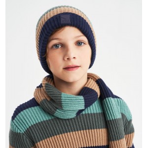 Caciula din tricot cu banda pentru baieti, Sarabanda, 0.5300TI22VE Caciula din tricot cu banda pentru baieti, Sarabanda, 0.5300TI22VE