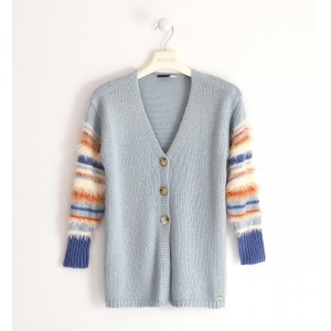 Cardigan lurex pentru fetite, Sarabanda, 0.5407TI22BL Cardigan lurex pentru fetite, Sarabanda, 0.5407TI22BL