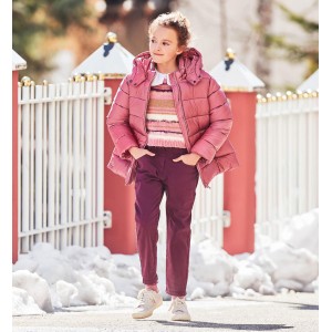 Pantaloni denim talie inalta fata , Sarabanda, 0.5434TI22VI