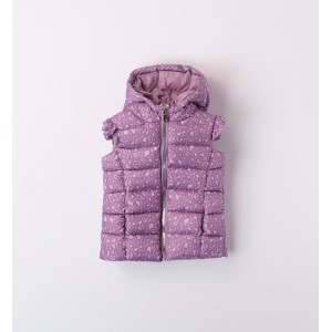Vesta din fas cu imprimeu animal print pentru fetițe, Sarabanda, 0.7214TI23MV Vesta din fas cu imprimeu animal print pentru fetițe, Sarabanda, 0.7214TI23MV