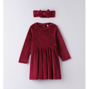 Rochie din catifea pentru fetite, Sarabanda, 0.7361TI23RO Rochie din catifea pentru fetite, Sarabanda, 0.7361TI23RO