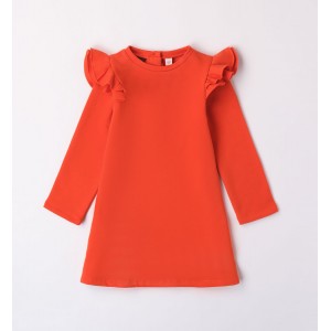 Rochie cu volane pentru fetite, Sarabanda, 0.7364TI23PO Rochie cu volane pentru fetite, Sarabanda, 0.7364TI23PO