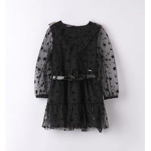 Rochie cu tull pentru fetite, Sarabanda, 0.7368TI23NG Rochie cu tull pentru fetite, Sarabanda, 0.7368TI23NG