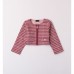 Jachetă fete Sarabanda cu carouri și fermoar, elegantă și confortabilă, 0.7373TI23ZM