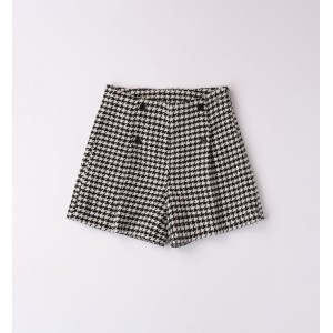 Pantaloni scurti in carouri pentru fetite ,Sarabanda, 0.7684TI23NG