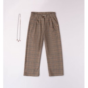 Pantaloni din stofa cu accesoriu curea din lant pentru fete, Sarabanda, 0.7692TI23MA Pantaloni din stofa cu accesoriu curea din lant pentru fete, Sarabanda, 0.7692TI23MA