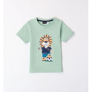 Tricou cu imprimeu leu pentru baiat, Sarabanda, 0.8108PV24VE