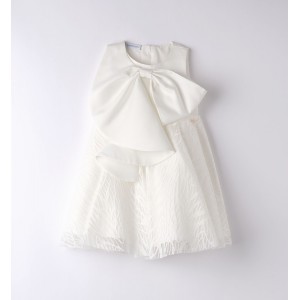 Rochie eleganta din tull pentru fete, Sarabanda, 0.8263PV24ALB Rochie eleganta din tull pentru fete, Sarabanda, 0.8263PV24ALB