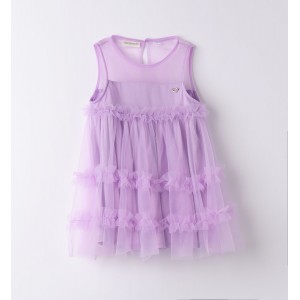 Rochie eleganta cu tull pentru fete, Sarabanda, 0.8335PV24MV Rochie eleganta cu tull pentru fete, Sarabanda, 0.8335PV24MV