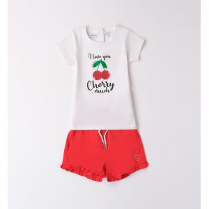 Compleu tricou si bermude pentru fete, Sarabanda, 0.8384PV24RO Compleu tricou si bermude pentru fete, Sarabanda, 0.8384PV24RO