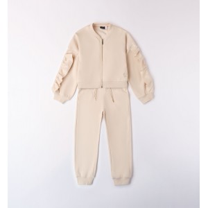 Trening hanorac si pantaloni pentru fete, Sarabanda, 0.8407PV24BJ