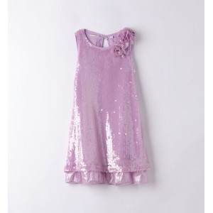 Rochie cu paiete pentru fete, Sarabanda, 0.8540PB24MV Rochie cu paiete pentru fete, Sarabanda, 0.8540PB24MV