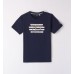 Tricou cu imprimeu si text brodat pentru baiat, Sarabanda, 0.8721PV24NA