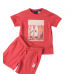 Costum Vara Băieți Sarabanda din Bumbac – Tricou cu Imprimeu Surf, 0.B163PV25RO