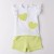 Set de vară fete Sarabanda din bumbac elastic cu inimioare, 0.B349PV25VE
