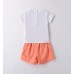 Compleu de vară fete Sarabanda cu tricou imprimat și pantaloni scurți, 0.B351PV25PO