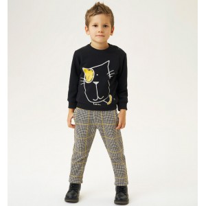 Pantaloni in carouri polar pentru băiat, Sarabanda, 0.A045TI24GA Pantaloni in carouri polar pentru băiat, Sarabanda, 0.A045TI24GA