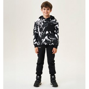 Trening hanorac si pantaloni pentru baiat, Sarabanda, 0.A416TI24NG