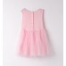 Rochie fetiță Sarabanda din tulle roz cu design elegant și închidere la spate, 0.B338PV25RZ