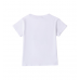 Tricou cu imprimeu frontal catel cu aplicatii strasuri pentru fata, Sarabanda, 0.B517PV25ALB